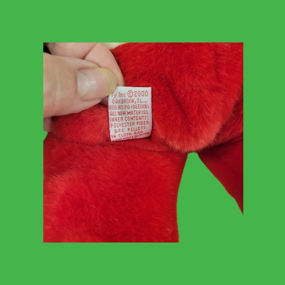 Ty Beanie Buddies Santa 2000 Santa the Beanie Baby Plush Holiday Christmas - Picture 5 of 10